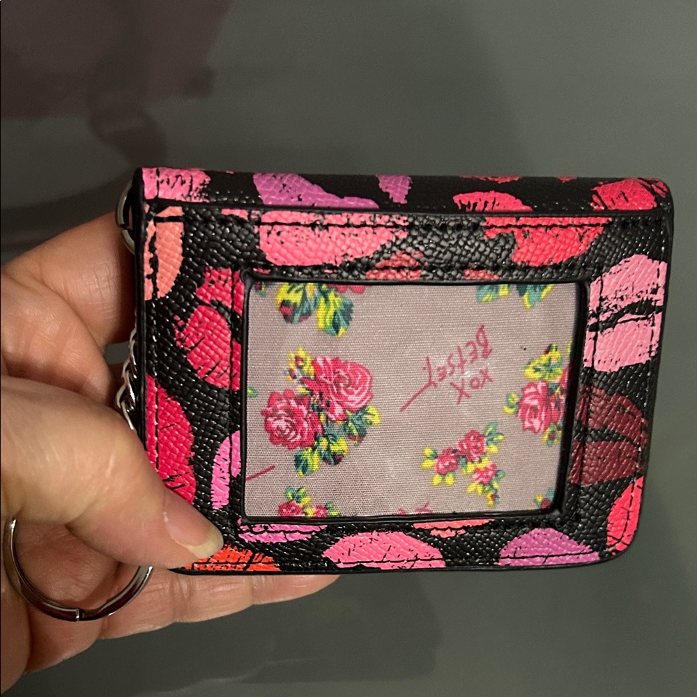 Betsey Johnson Hot Pink Bow Crossbody Bag & Wallet Set - Picture 4 of 15